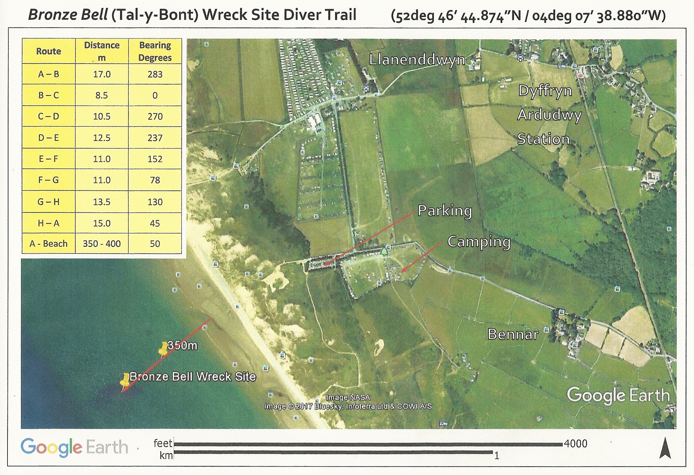 Proposed Diver Trail